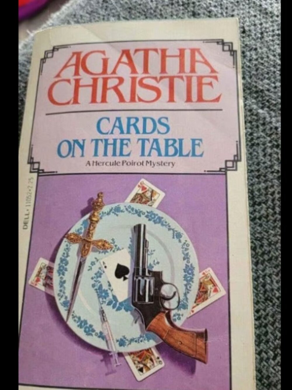 Agatha Christie Cards on the table softback book